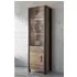 Oaxaca Tall Display Cabinet with 2 Doors LED - Appenzeller Oak