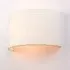 Obi Semi Circular Wall Light - Vintage White, Linen