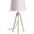 Obito Tripod Table Lamp - White, Pine Wood