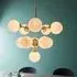 Ocala 11 Lights Ceiling Pendant Light - Brass, Glass
