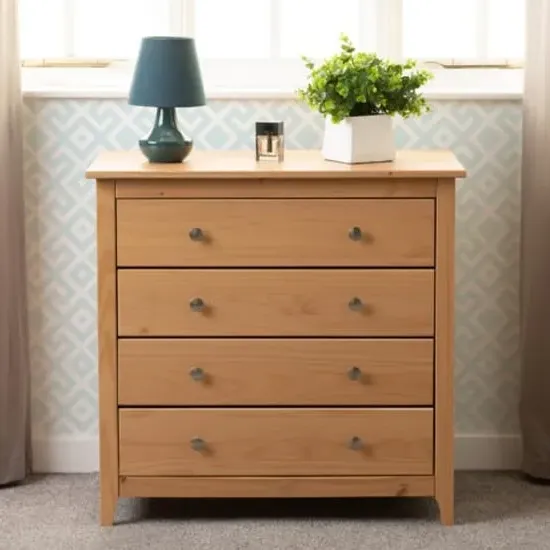 Ocala 4-Drawer Chest of Drawers - Antique Pine