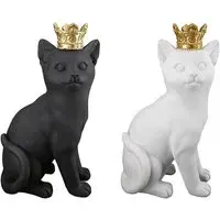 Ocala Cat Kate Sculpture - Black, Polyresin
