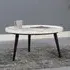 Ocala Coffee Table - White, Marble