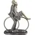 Ocala Couple On Rings Sculpture - Gold, Polyresin