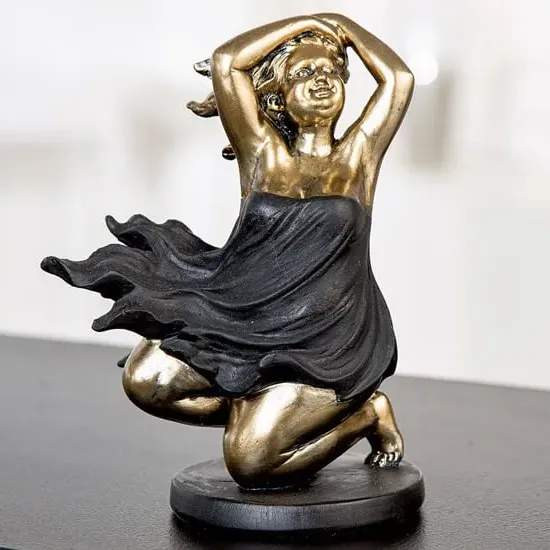 Ocala Elisabeth Sculpture - Gold, Polyresin image