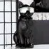 Ocala Hero Cat Sitting Sculpture - Black, Polyresin