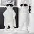 Ocala Hero Cats Sculpture - White, Polyresin