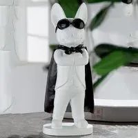 Ocala Hero Dog Standing Sculpture - White, Polyresin