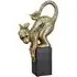 Ocala Little Monkey II Sculpture - Gold, Polyresin