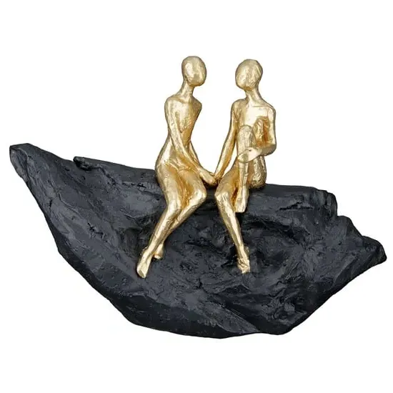 Ocala Love Sculpture - Gold, Polyresin