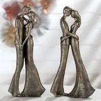 Ocala Lovers Romance Sculpture - Bronze, Polyresin