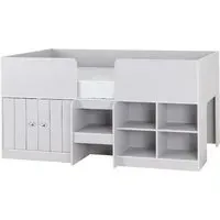 Ocala Low Sleeper Bed with Storage - Dove Grey