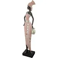 Ocala Malaika Sculpture - Brown, Polyresin