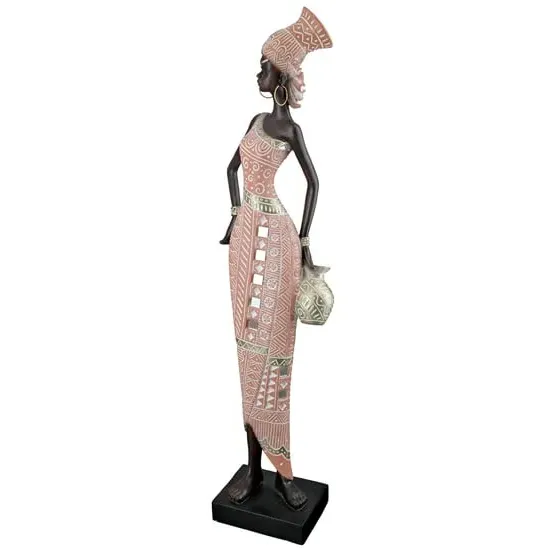 Ocala Malaika Sculpture - Brown, Polyresin