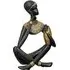 Ocala Polyresin Amari I Sculpture - Black, Gold