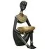 Ocala Polyresin Amari III Sculpture - Black, Gold