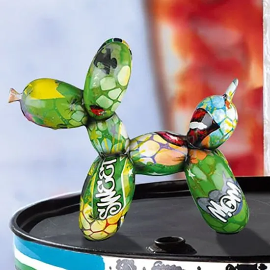Ocala Polyresin Balloon Dog Sculpture - Multicolour image