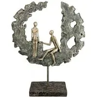 Ocala Polyresin Hand Sculpture - Gold, Green