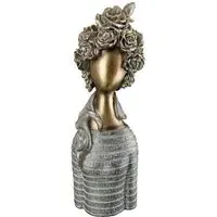 Ocala Polyresin Linea Sculpture - Gold