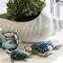 Ocala Polyresin Turtle Josie Sculpture - Blue, Silver