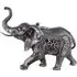Ocala Steampunk Elephant Sculpture - Silver, Polyresin