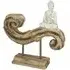 Ocala Tealight Buddha Sculpture - White, Polyresin