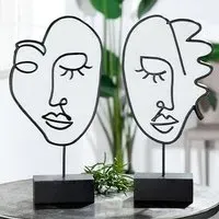 Ocala Vision Sculpture - White, Polyresin