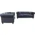 Oceanside 3+2 Seater Sofa Set - Medium Grey, Velvet