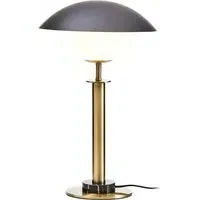 Ocho Table Lamp - Black, Marble