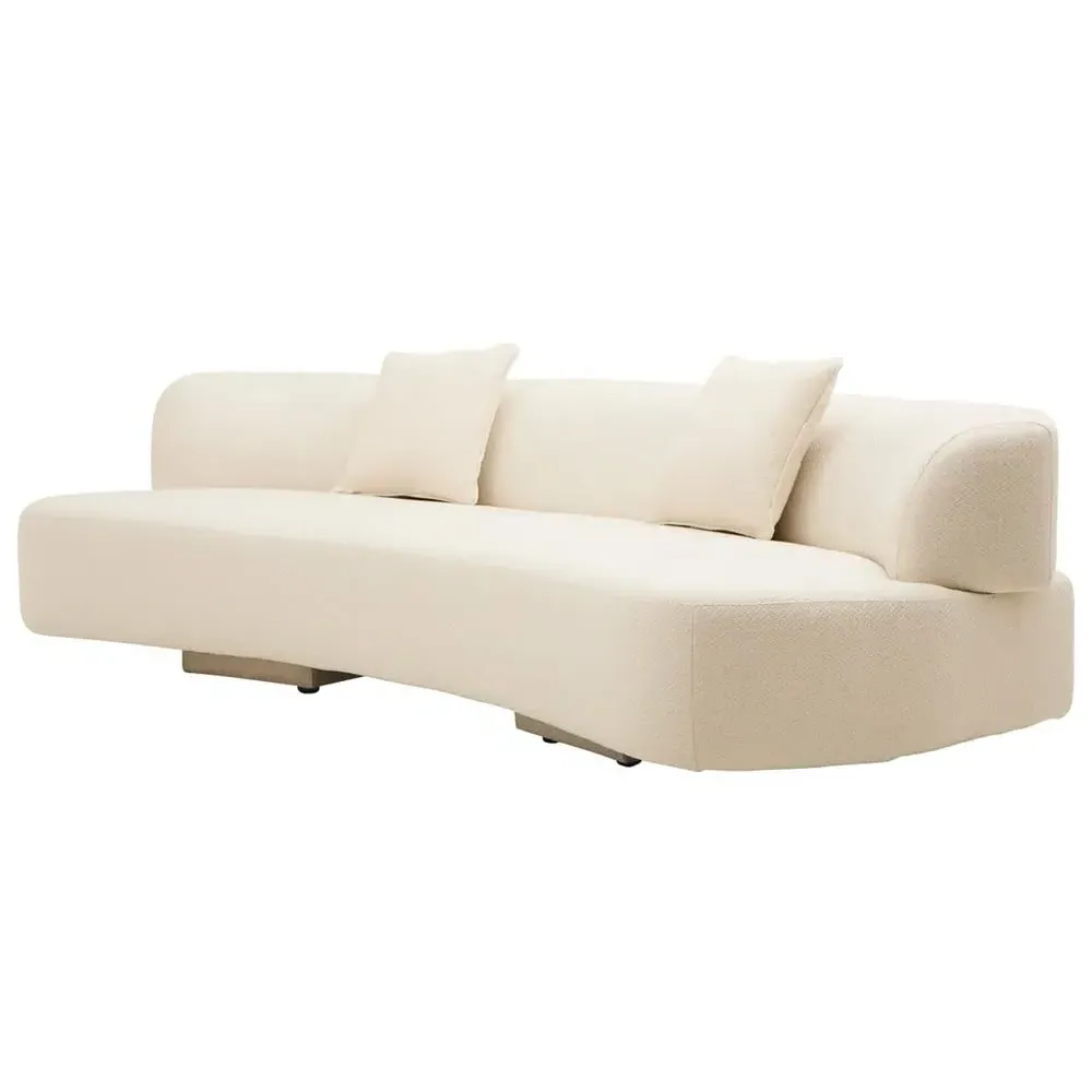 Odessa 3-Seater Sofa - Cream, Fabric