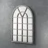 Ofra Window Mirror - Pewter Frame