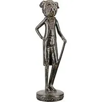 Ogden Dog Gentleman Sculpture - Brown, Polyresin