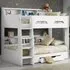 Oihane Bunk Bed with Storage - White