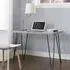 Ojai Laptop Desk with Black Legs - Grey, Wood
