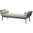 Okala Woven Day Bed - Grey, Natural Wood
