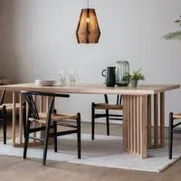 Okonma Rectangular Dining Table - Oak