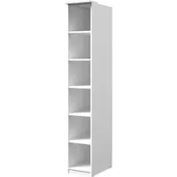 Olathe 6-Shelf Bookcase - White