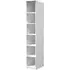 Olathe 6-Shelf Bookcase - White