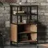 Olbia Tall Bookcase with 4 Shelves - Oak