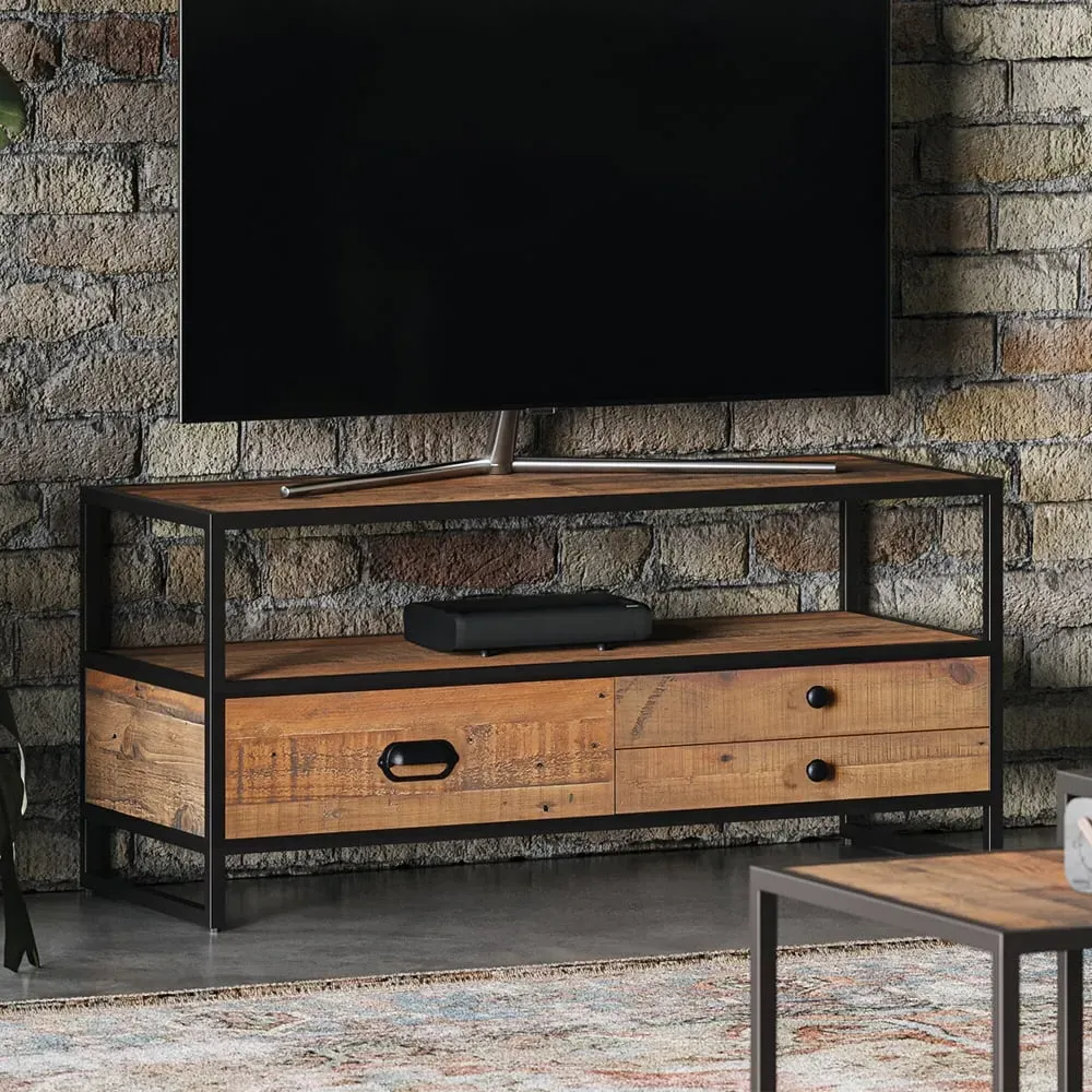 Olbia TV Stand with 3 Drawers - Oak