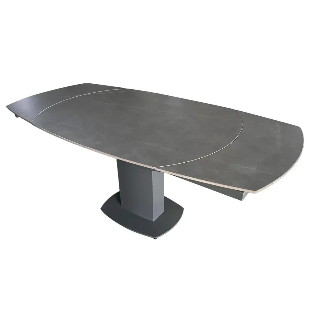 Oliver Extendable Dining Table - Grey, Ceramic image