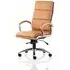 Olney High Back Office Chair with Arms - Tan, Bonded Leather