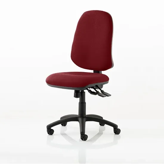 Olson Office Chair with Castors - Chilli