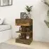 Oluina Bedside Cabinet with 1 Drawer - Smoked Oak