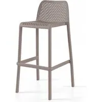 Olympia High Bar Chair - Taupe, Polypropylene alternate view