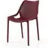Olympia Stackable Side Chair - Bordeaux, Polypropylene