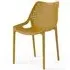 Olympia Stackable Side Chair - Mustard, Polypropylene