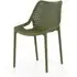 Olympia Stackable Side Chair - Olive, Polypropylene