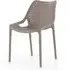 Olympia Stackable Side Chair - Taupe, Polypropylene