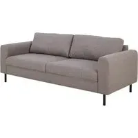 Onalaska 3-Seater Sofa - Light Grey Brown, Fabric